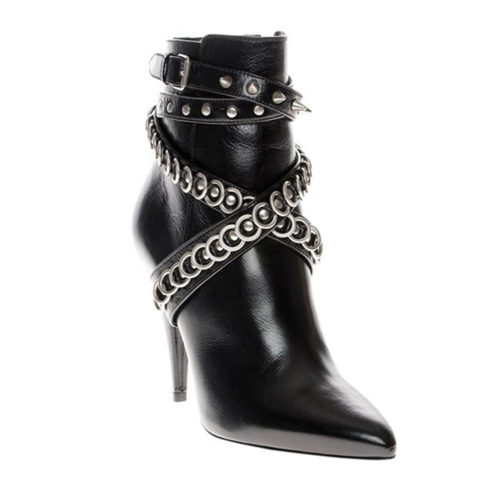 Saint Laurent Black Fetish 105 booties